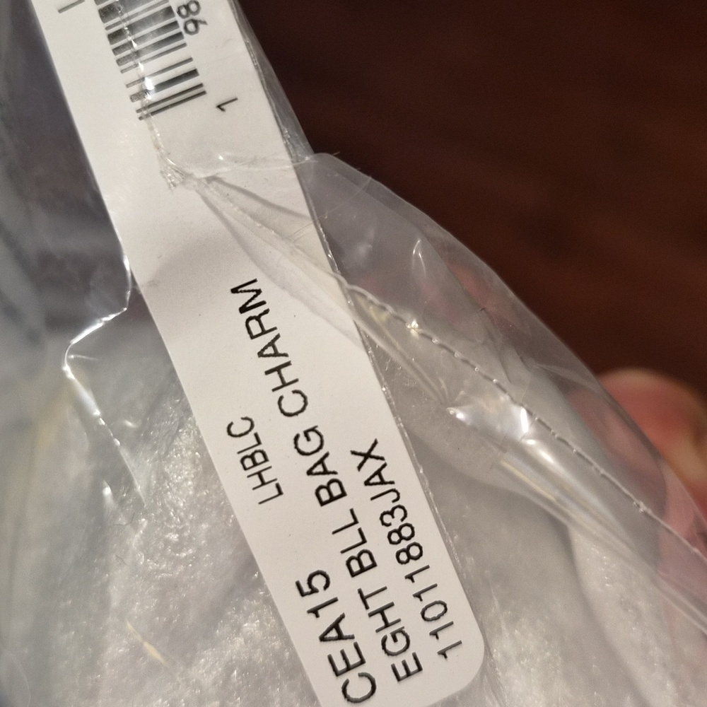 Coach Eight Ball Bag Charm CEA15 - Picture 3 of 7